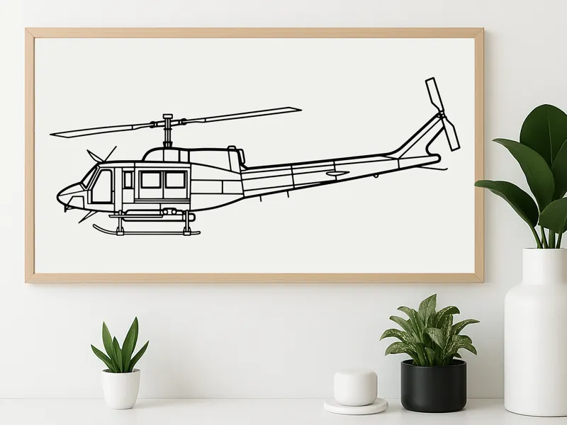 Bell 212 (Silhouette)