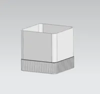 小小方100×100 0.2mm 层高, 4 层墙, 15% 填充