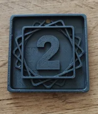 0.2mm layer, 2 walls, 15% infill - 2nd place