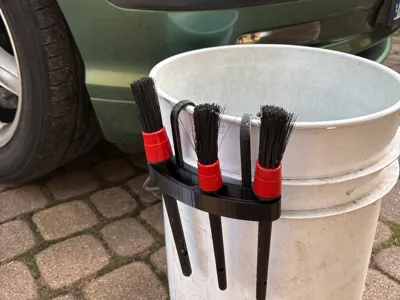 Detailing Brush Holder / Bucket Edge Mount