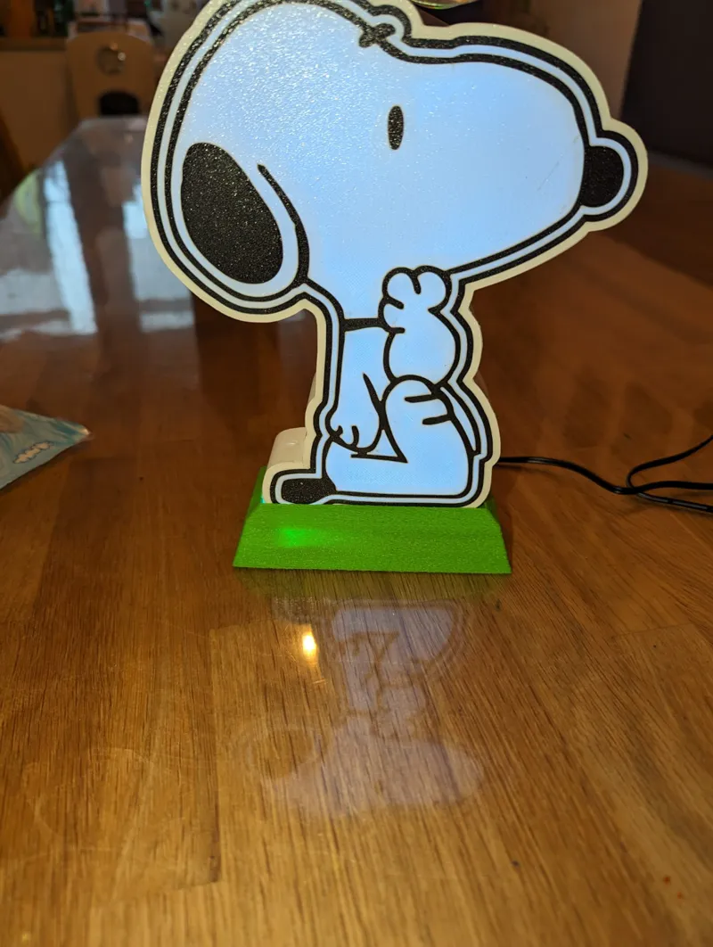 Base for Snoopy Lightbox
