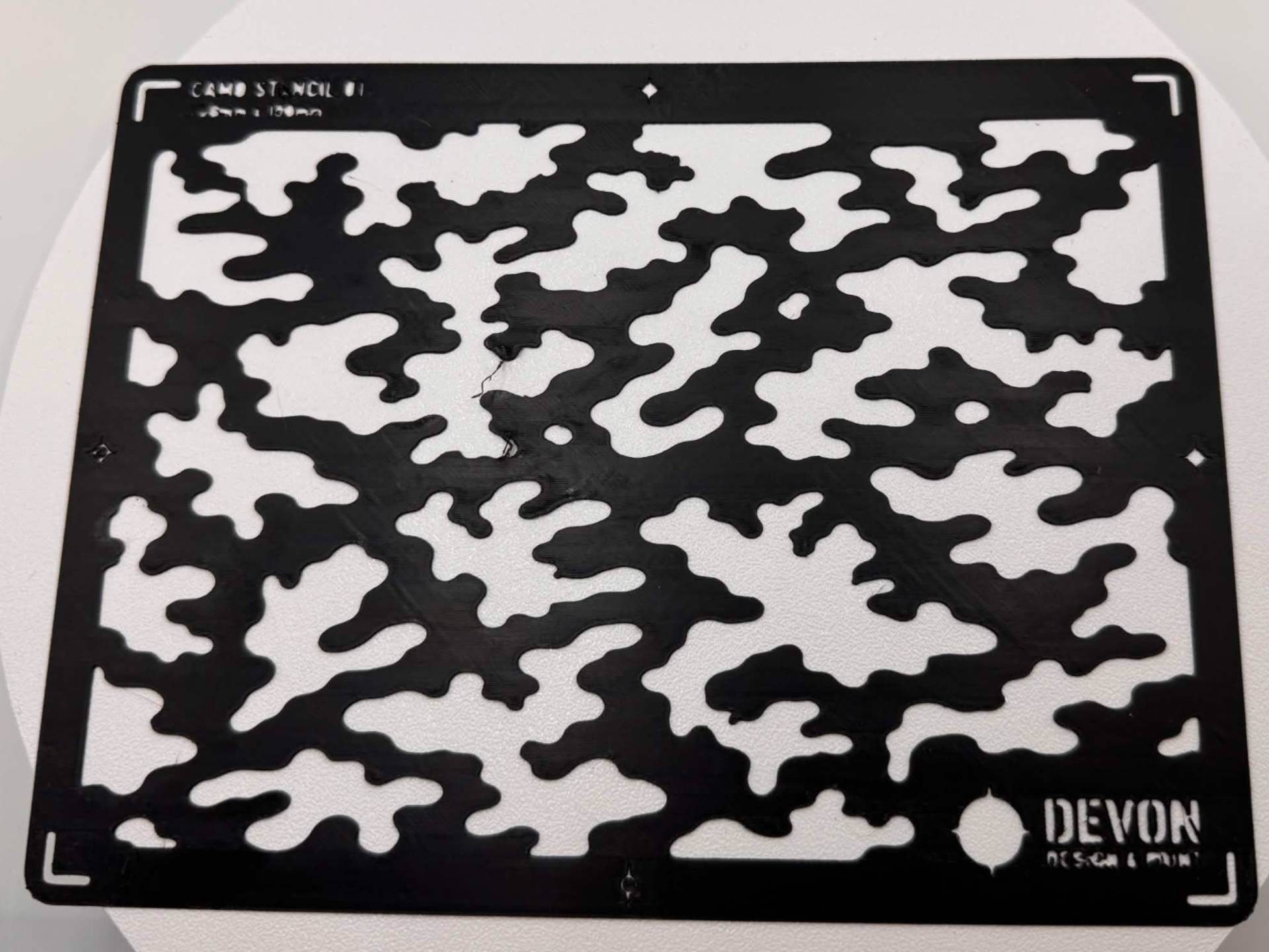 Camo Stencil for Airsoft