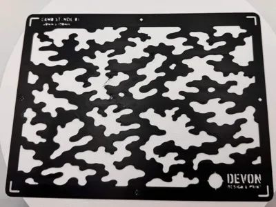 Camo Stencil for Airsoft