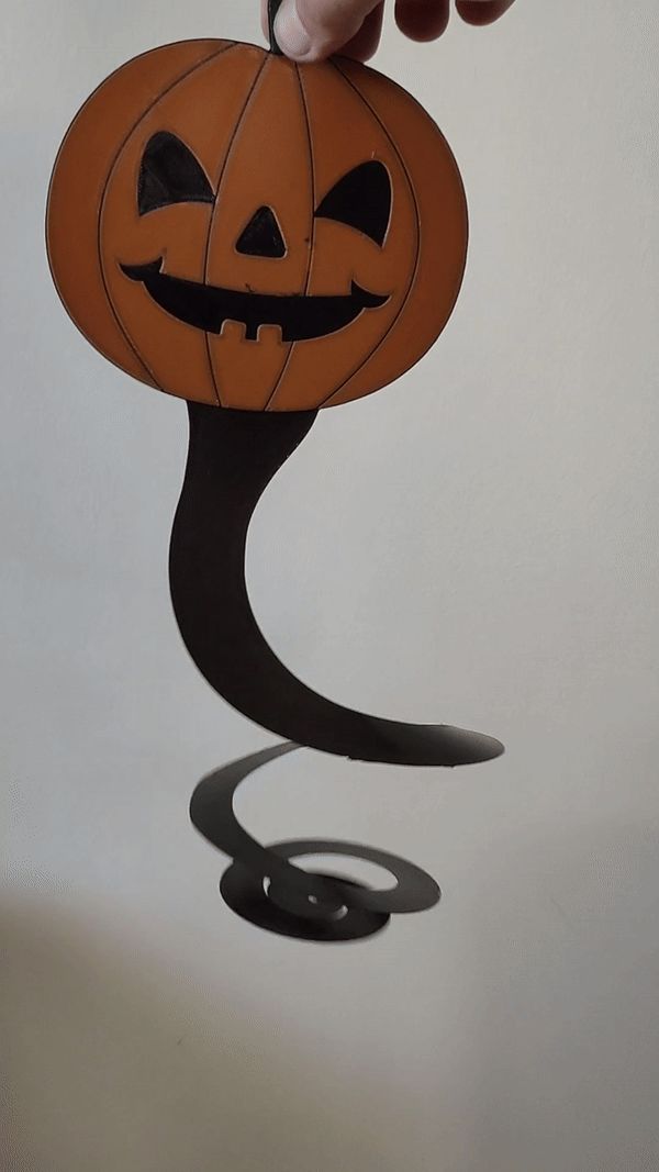 Pumpkin Halloween spring effect