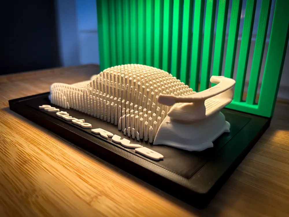 Porsche 911 Turbo RWB Hoonigan - Layered Car Art - Free 3D Print Model ...