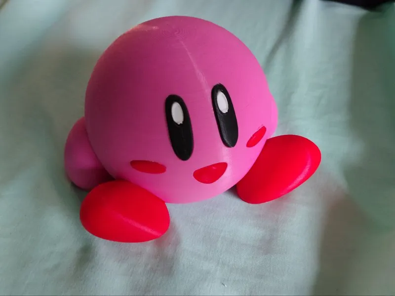Sitting Kirby Multimaterial and Multipart