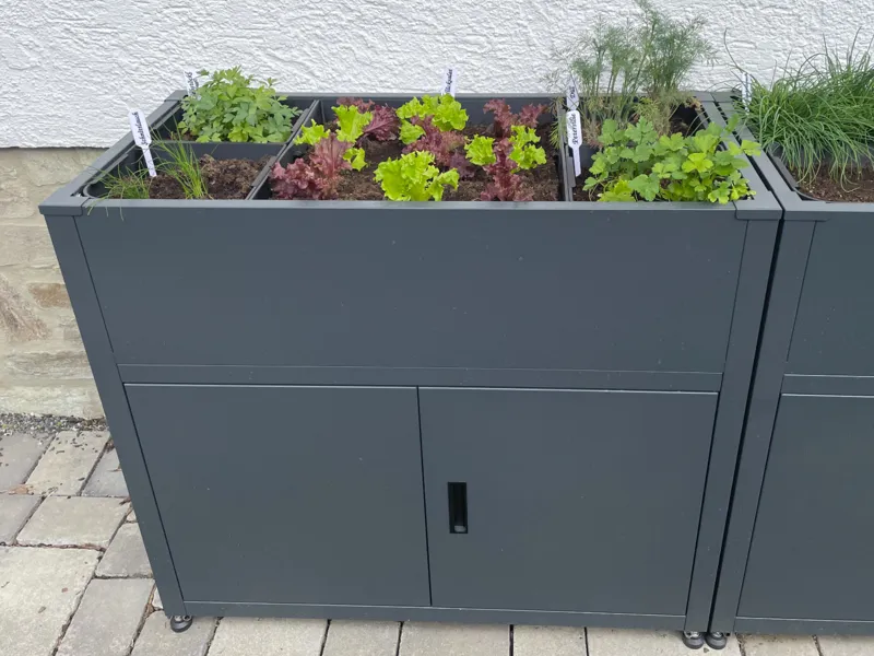 Innentöpfe für Gartenschrank Hochbeet
