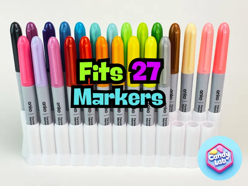 Permanent Marker Organizer for Kmart Anko 24 Pack