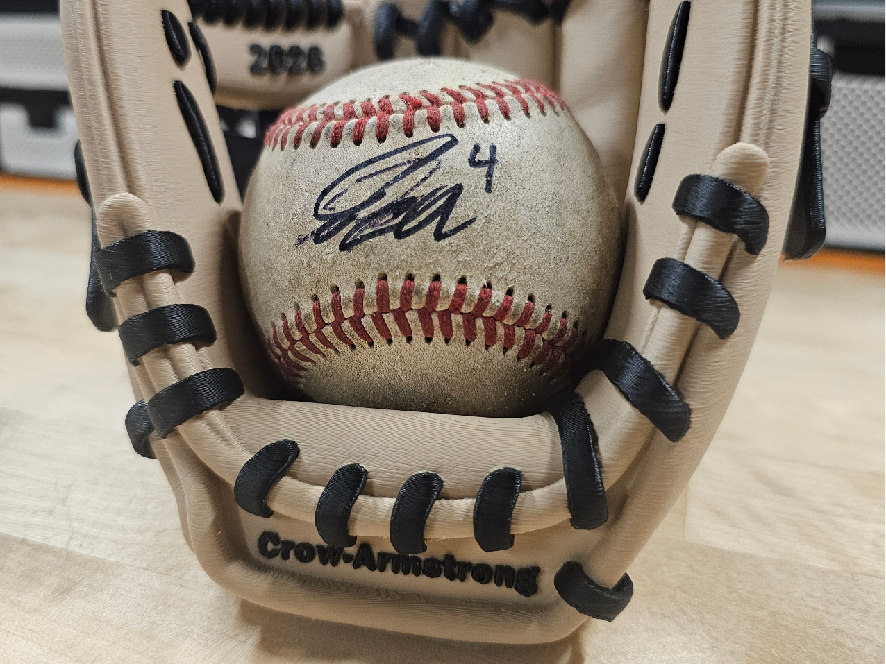 Baseball Gove Display Stand Holder Multi-Color AMS