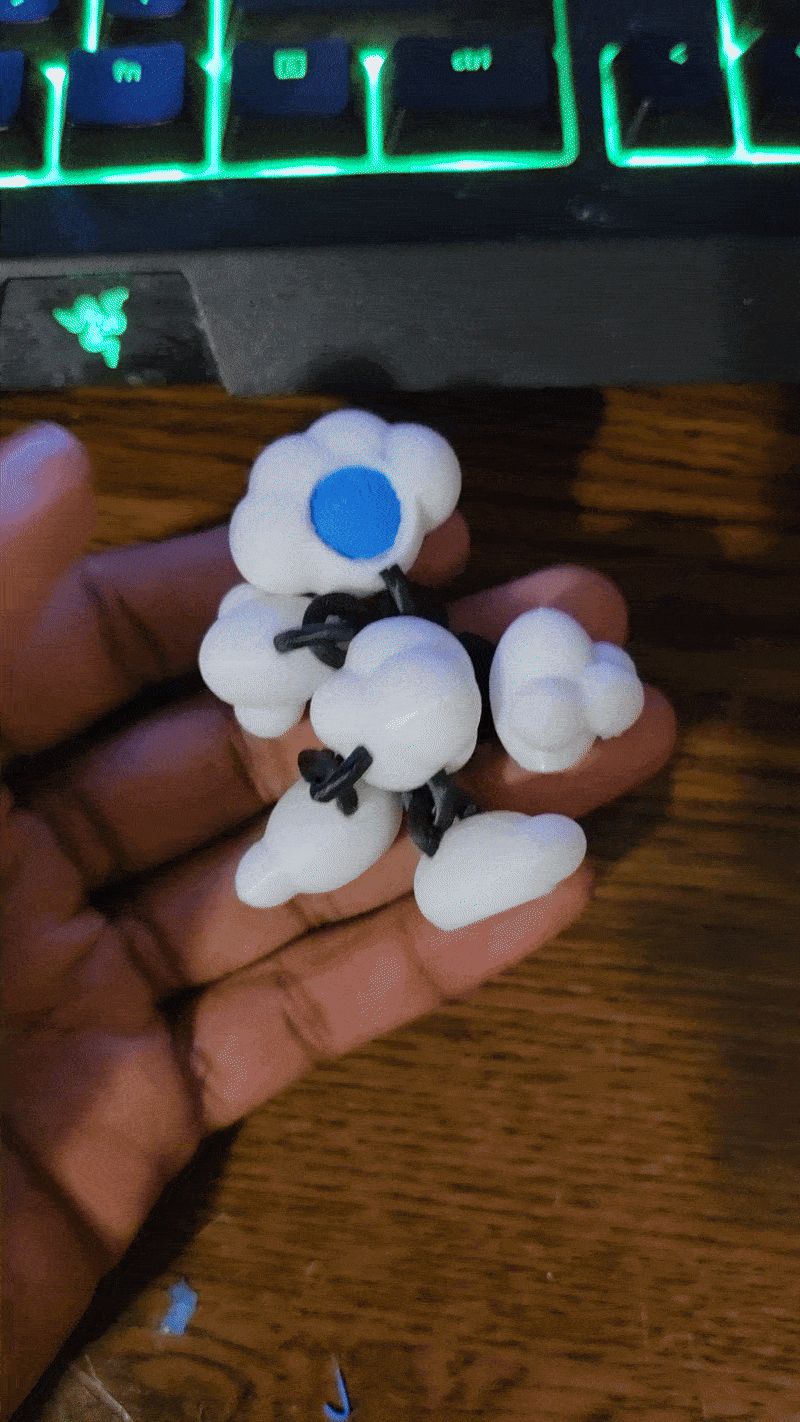 Little Golems: Cloud! (Articulated)