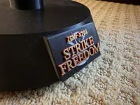 SF Helmet Stand with custom nameplate