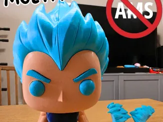 Vegeta Funko Chibi - No need AMS - Easy Assembly