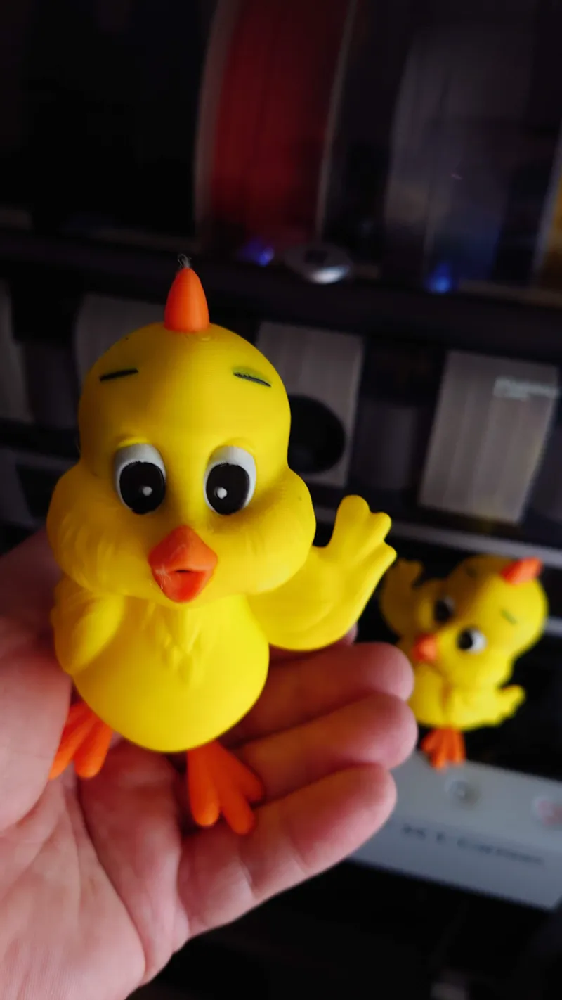 cute cartoon easter chick