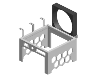 ITX + ATX PSU Mount for Case/Testbench