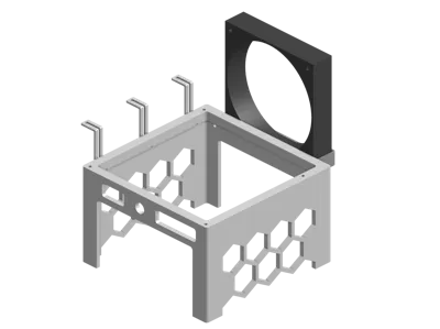 ITX + ATX PSU Mount for Case/Testbench