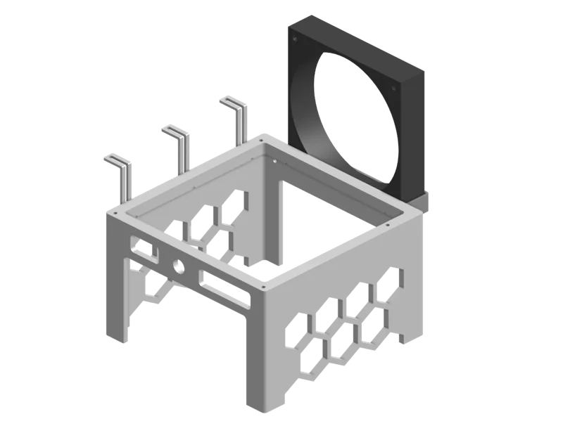 ITX + ATX PSU Mount for Case/Testbench