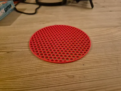 Simple Honeycomb Coaster