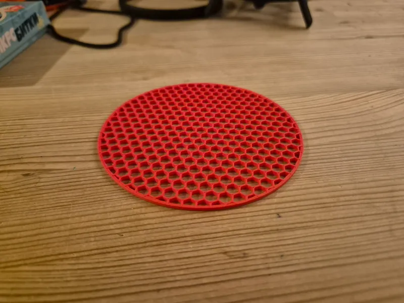 Simple Honeycomb Coaster