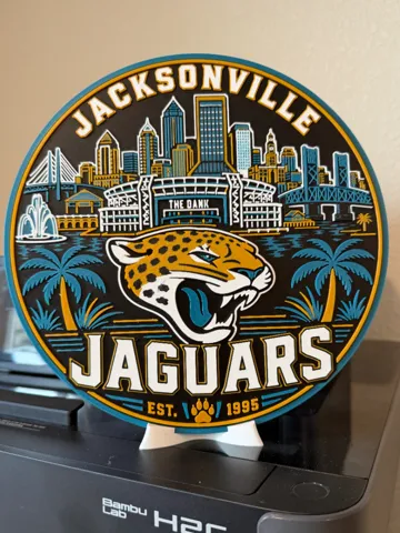 Letrero o emblema decorativo: Jacksonville Jaquars Sign — vista de referencia 2