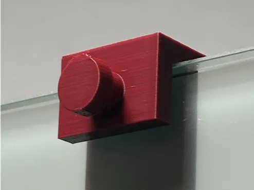 Haken Glastür 8mm