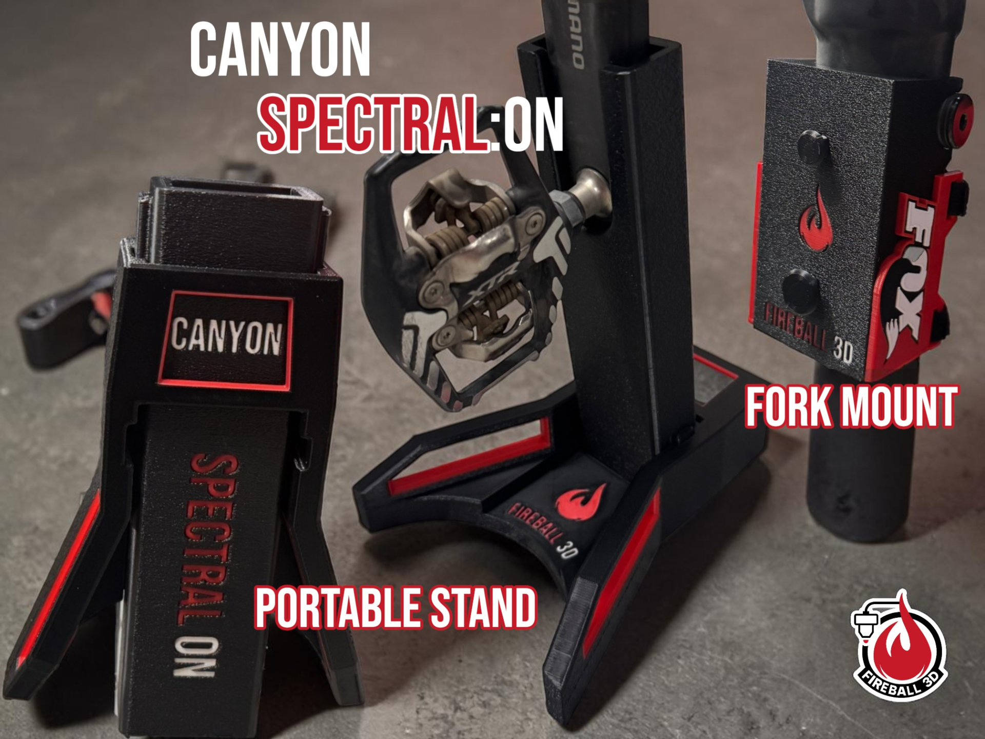 Canyon Spectral:ON - Portable Stand & Fork Mount