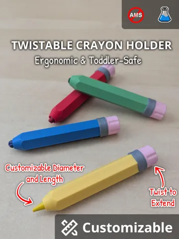 Soporte: Twistable Crayon Holder - Twist to Extend — vista de referencia 2