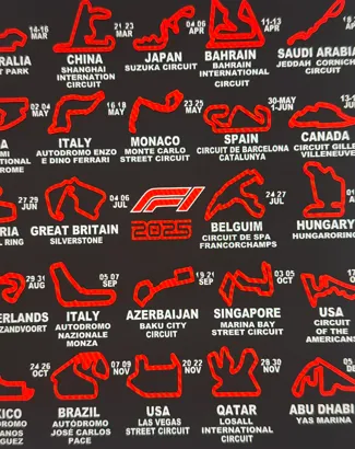 F1 calender 2025 and dates