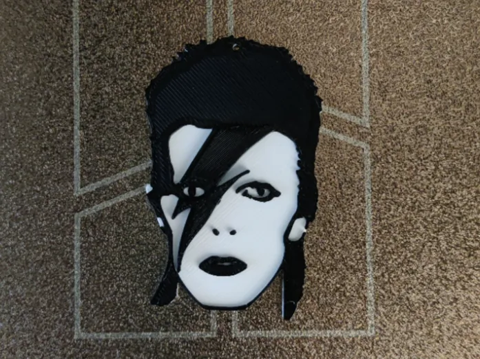 David Bowie Keychain NO AMS