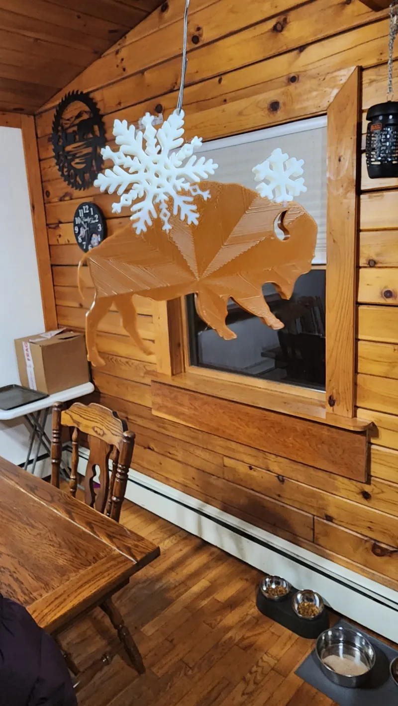 Buffalo and Snowflakes