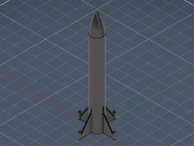 Model Rocket for 18mm Rocket Motors