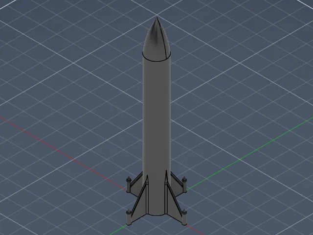 Model Rocket for 18mm Rocket Motors