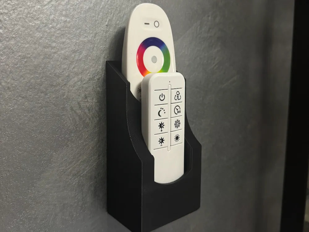 Remote Control Pla soporte doble para mando a distancia de pared - Modelo de impresión 3D ...