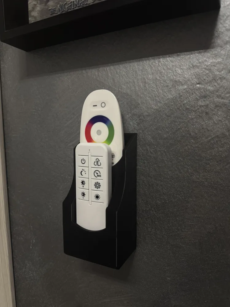 Remote Control Pla soporte doble para mando a distancia de pared - Modelo de impresión 3D ...