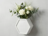Vase mural hexagonal à réservoir amovible — photo 2