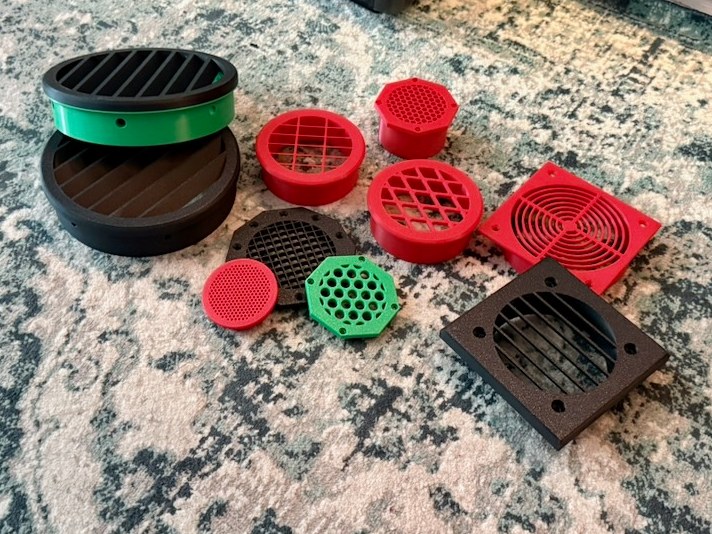 Parametric Pipe or Circular Duct Cover/Vent