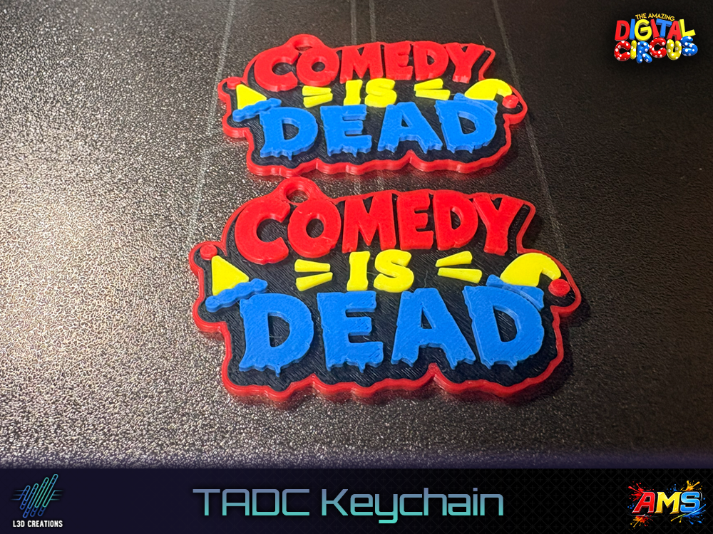 Comedy is Dead keychain | Kaufmo | TADC