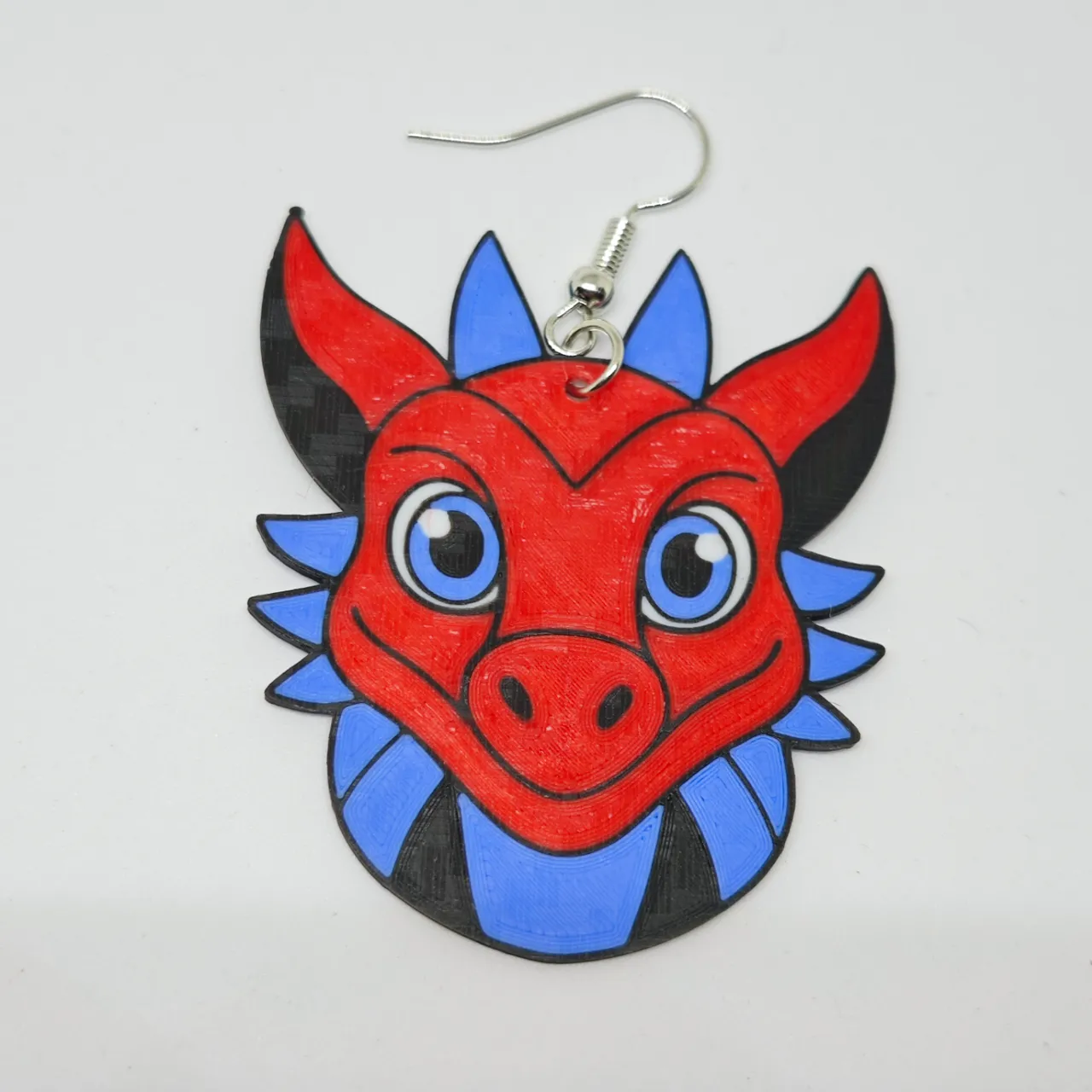 Red Dragon Earrings view 4