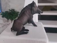 Sanglier — sculpture miniature — photo 3