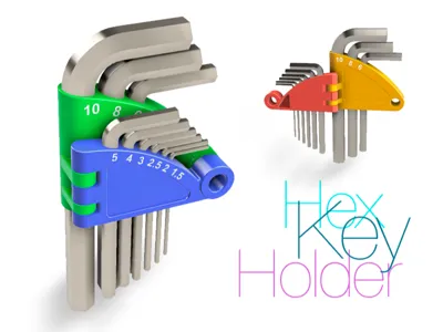 Hex Key Holder - HexHolder - Butterfly