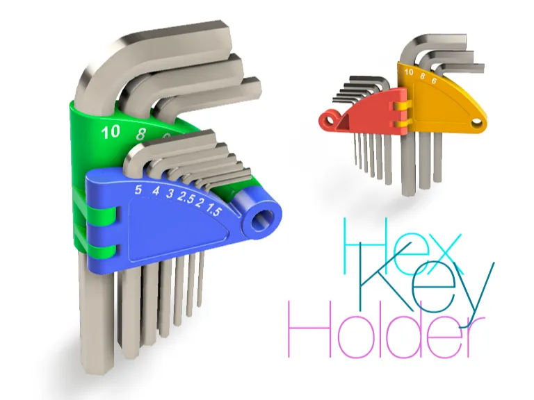 Hex Key Holder - HexHolder - Butterfly