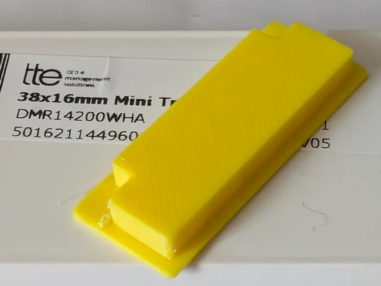 38x16mm Trunking End Cap