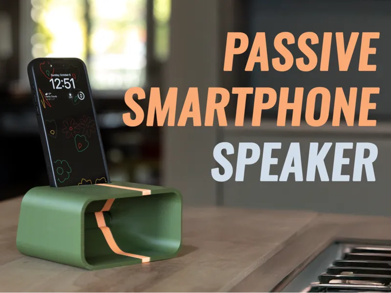 Passive Smart Phone Speaker