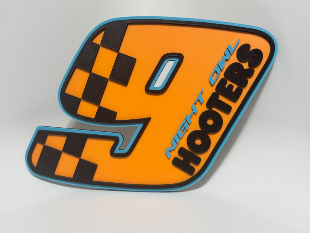 Chase Elliott Hooters Night Owl 9 NASCAR Display