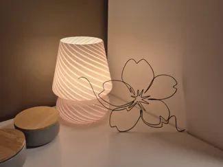 Flower wall art