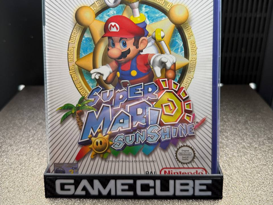 Nintendo GameCube Game Display Stand Classic Logo