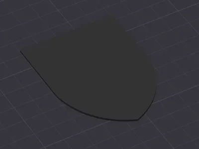 Blank firefighter patch