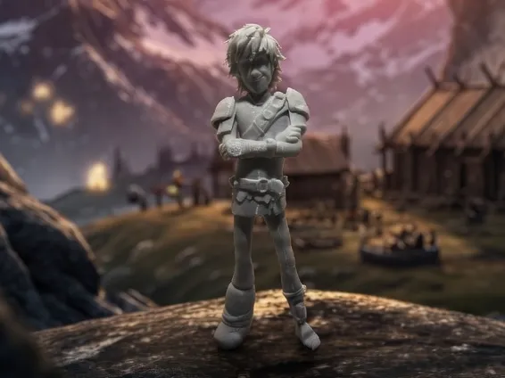 Personagem Soluco - Como treinar o seu dragao