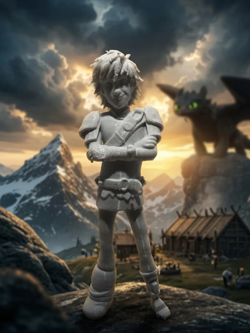 Hiccup Character - How to Train Your Dragon - Free 3D Print Model ...