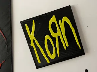 korn fridge magnet