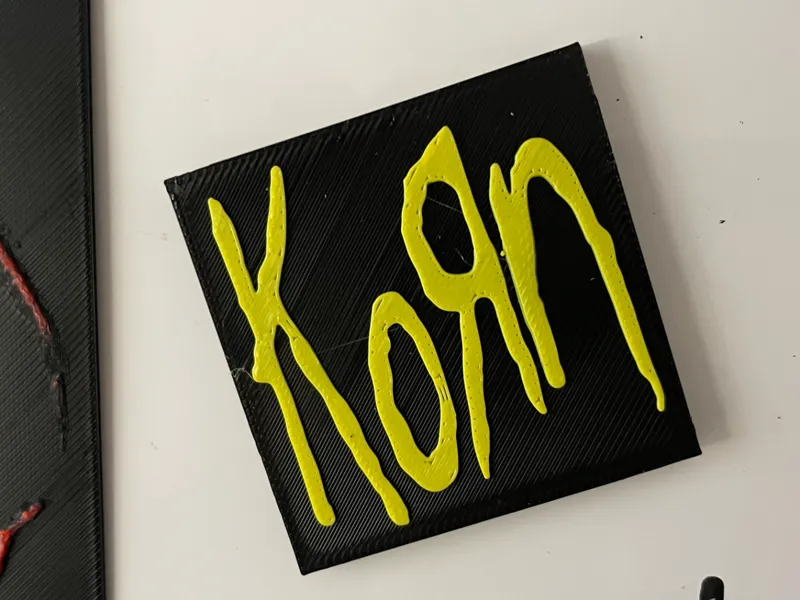 korn fridge magnet